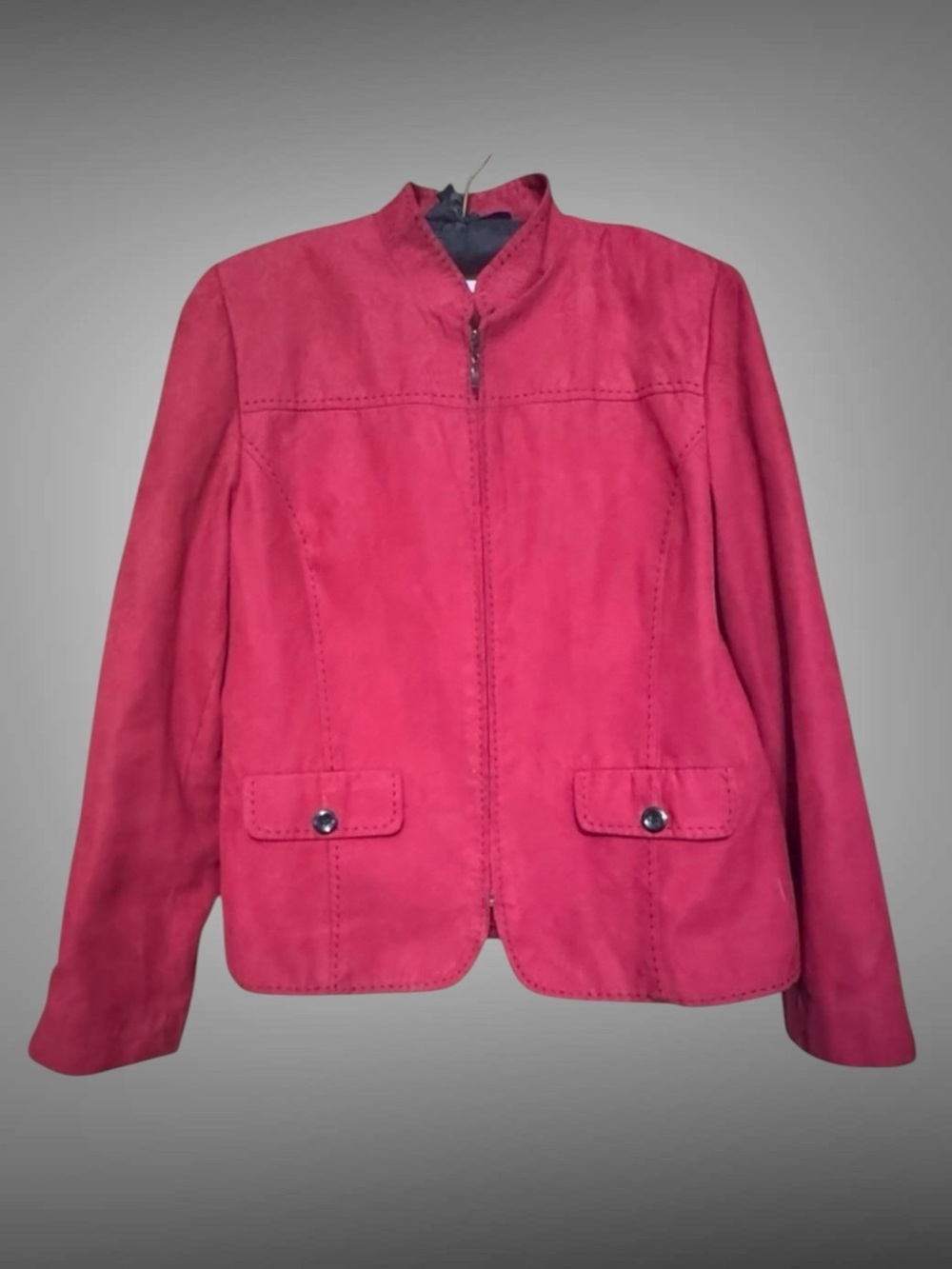 ALFRED DUNNER FAUX SUEDE JACKET SIZE 12